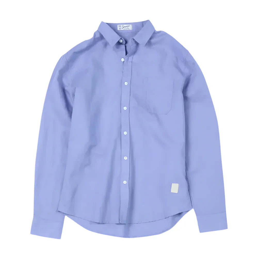 Ahuatzi | Lightweight V-Neck Cotton Shirt – Relaxed Fit for All Seasons