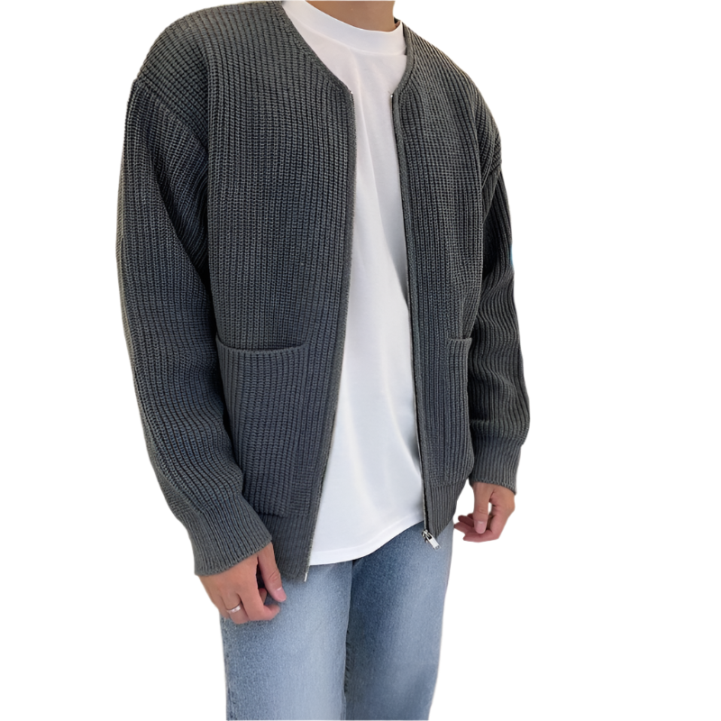Austine | Cardigan élégant en tricot pour homme