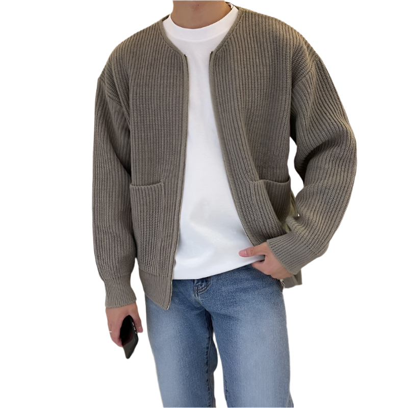 Austine | Cardigan élégant en tricot pour homme