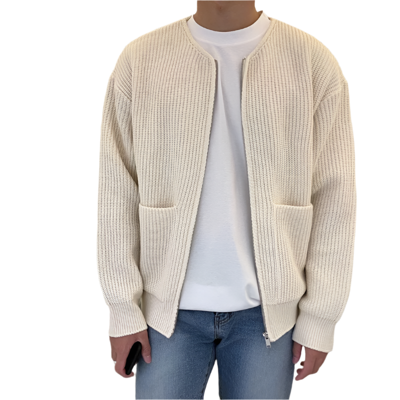 Austine | Cardigan élégant en tricot pour homme