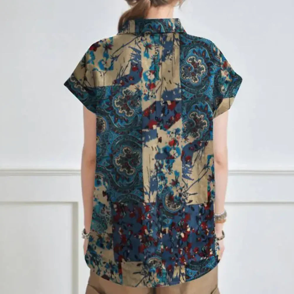 Beatriz – Classic Floral Shirt for Women | Lightweight & Vintage Summer Style