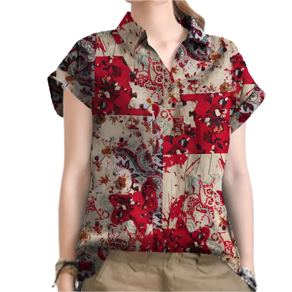 Beatriz – Classic Floral Shirt for Women | Lightweight & Vintage Summer Style