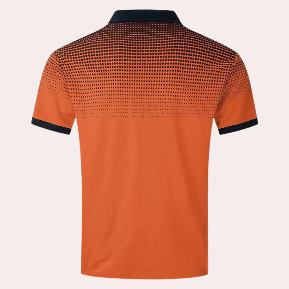 Cahir | Men's Casual Orange Shirt – Comfortable, Stylish, and All-Season Ready