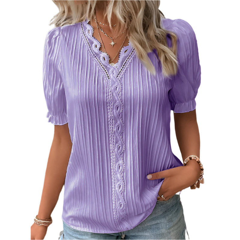 Elaine | T-shirt uni pour femme