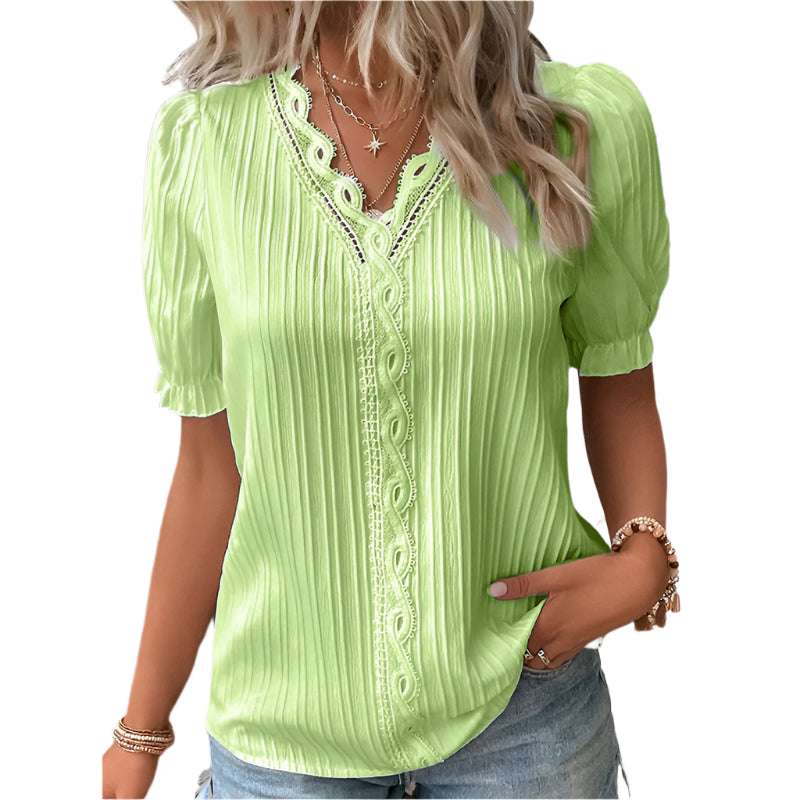 Elaine | T-shirt uni pour femme