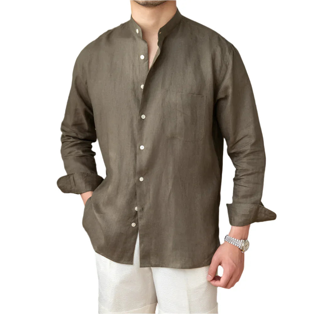 Gerardo | Men's Linen Shirt – Breathable, Elegant, All-Season Style