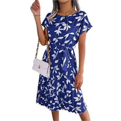 Giulia – Women’s High Waist Floral Dress (Lightweight & Summer-Ready)
