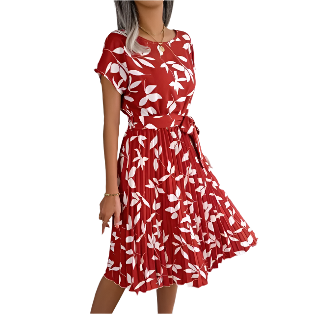 Giulia – Women’s High Waist Floral Dress (Lightweight & Summer-Ready)