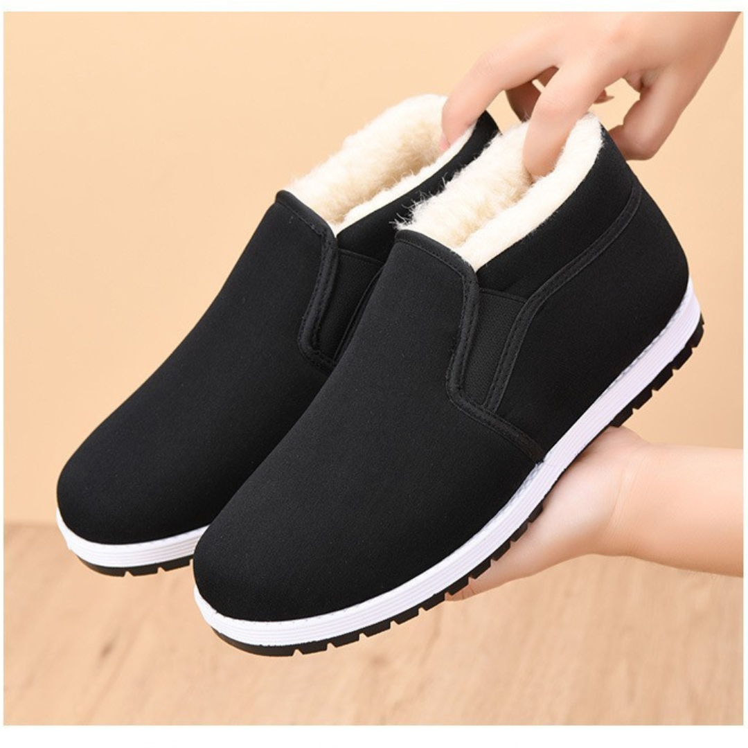 Leandro – Bottes d&#39;hiver confortables pour homme avec semelle antidérapante et doublure chaude