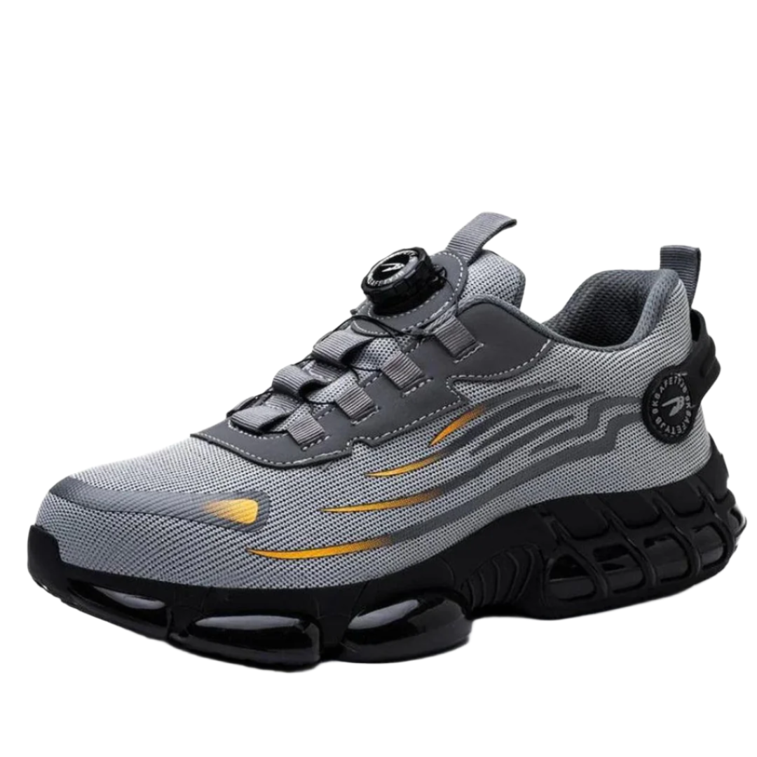 Mateus – Chaussures de sécurité pour homme avec embout en acier et support respirant
