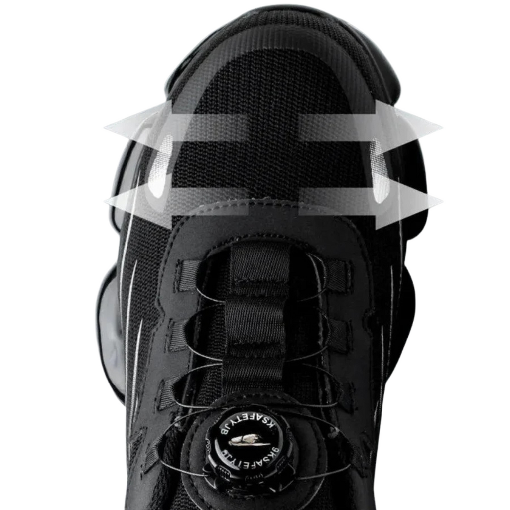 Mateus – Chaussures de sécurité pour homme avec embout en acier et support respirant