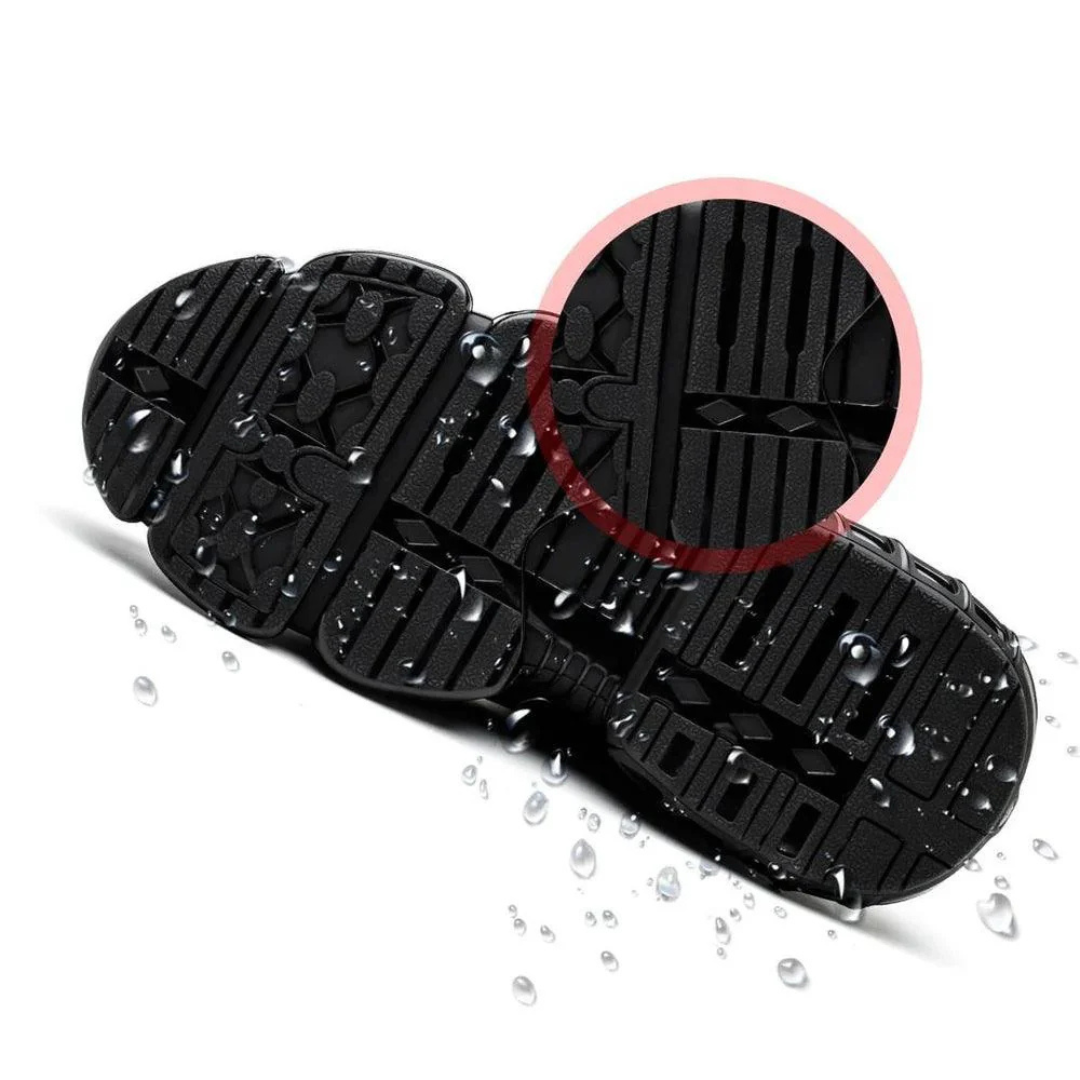 Mateus – Chaussures de sécurité pour homme avec embout en acier et support respirant