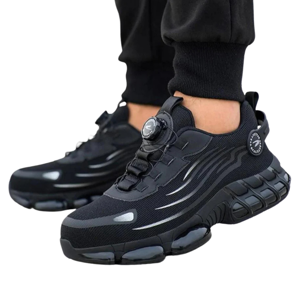 Mateus – Chaussures de sécurité pour homme avec embout en acier et support respirant